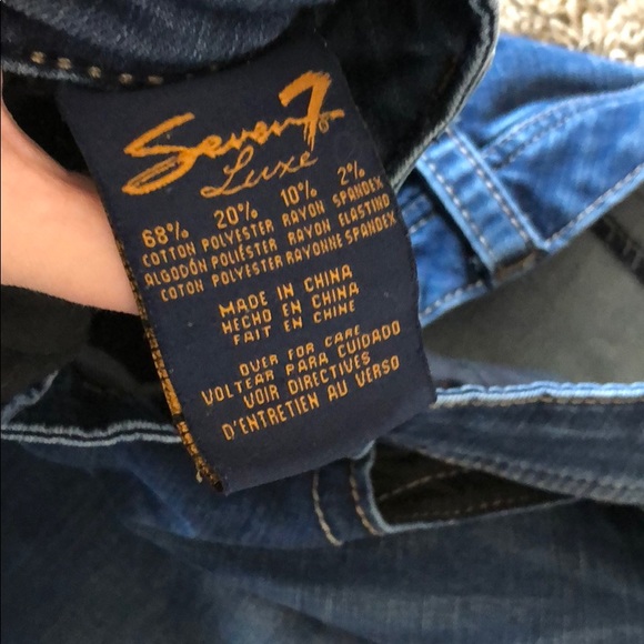 Seven7 Slim Boot Jeans Sz 22 - Picture 5 of 5